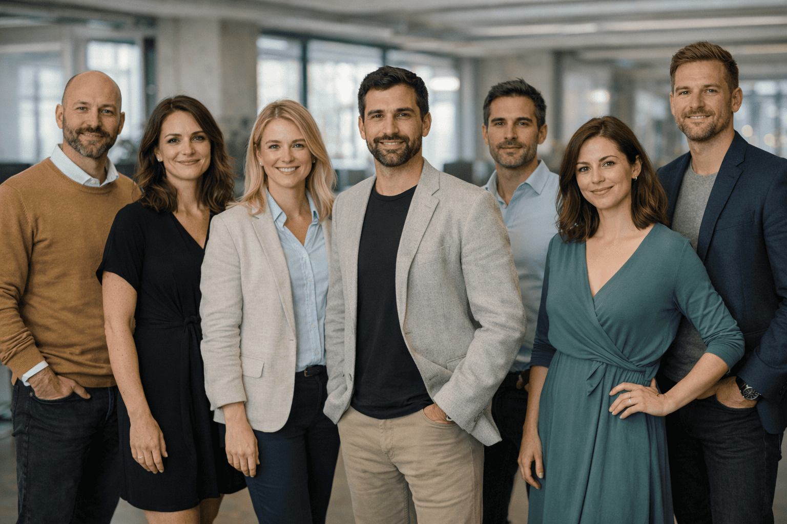 Team working on AI trading platform — Pilar Finrevoux